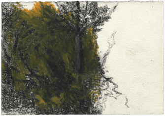 Aziolet-Languedoc, 07.05.2017, Wachsstift, Lithostift, farbiges Zeichenpapier, 10,5 x 15 cm