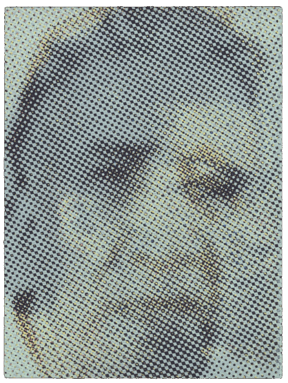 205 (1), 27.02.2014, Siebdruck, Acryl, Pappelsperrholztafel 26 x 19,5 cm